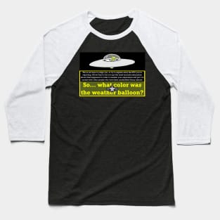 Reporting a UFO Baseball T-Shirt